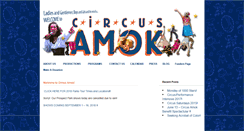 Desktop Screenshot of circusamok.org